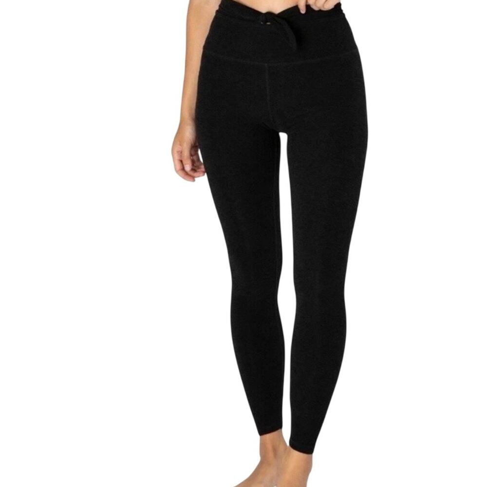 Beyond Yoga Women's High Rise Space Dye Leggings Tie Front Size Small